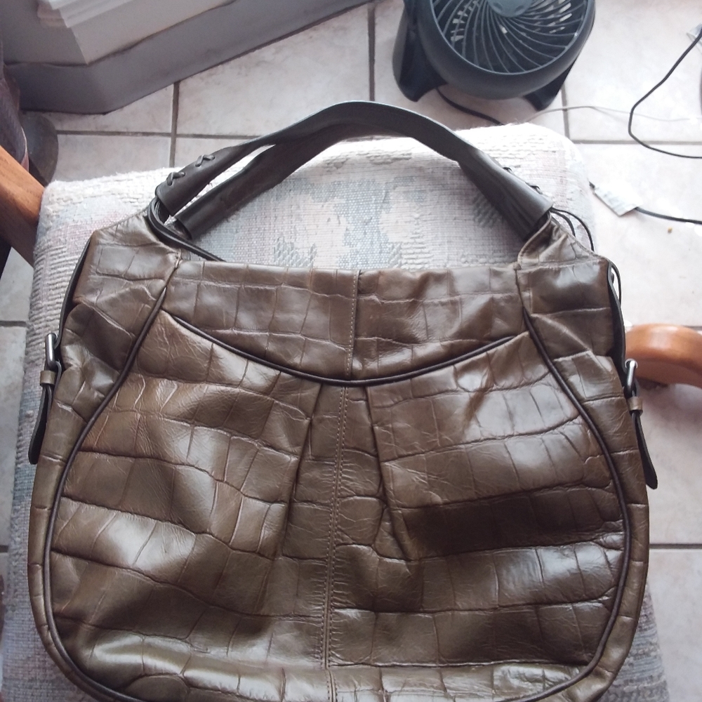 Francesco Biasia Leather Hobo Bag - Picture 5 of 7
